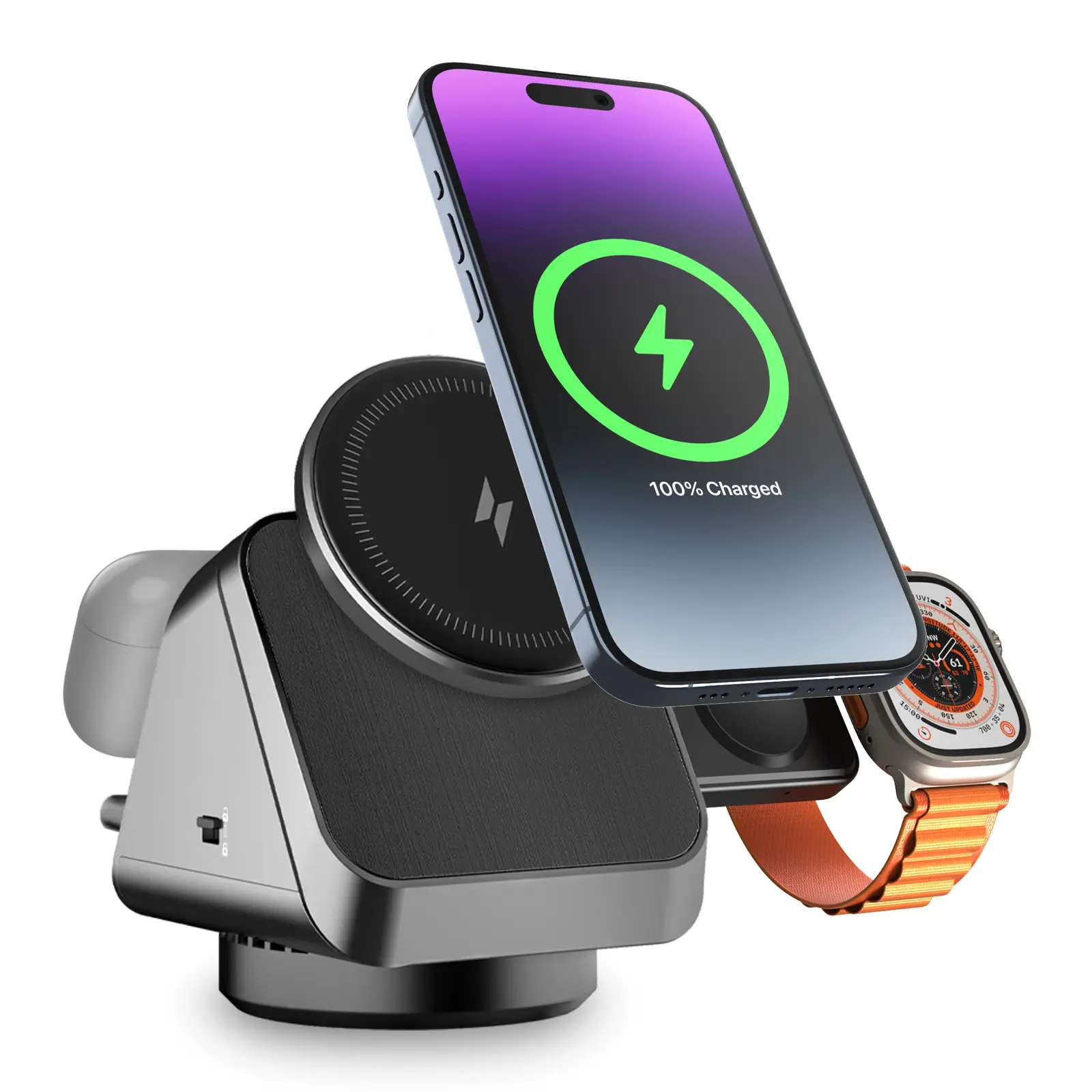 3-in-1 wireless charging stand,朝暘興業有限公司